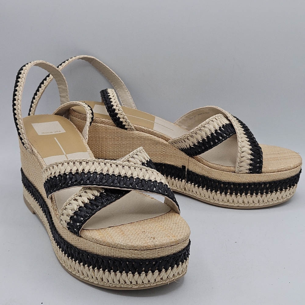 Dolce Vita 1.75 Inch Platform 3.5 Inch Wedge Sandalsize 9.5